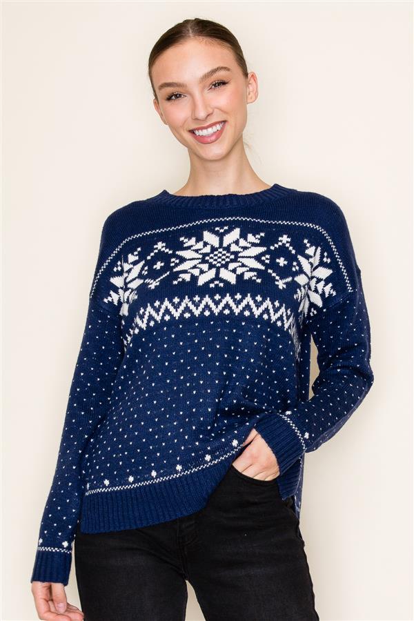 Aspen Winter Sweater Navy
